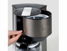 Kávovar Black+Decker, BXCO1000E, překapávací, na 12 šálků, kapacita 1,25 L, LCD, časovač, 1000 W