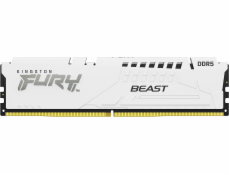 Kingston FURY Beast/DDR5/128GB/5600MHz/CL40/4x32GB/White