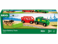 Akumulátorový vláčik BRIO World Farm