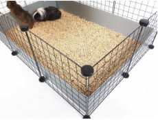 C&C Modular cage 4x2 145 x 75 cm silver