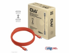 Club3D Kabel USB2 Type-C Bi-Directional USB-IF Certifikovaný 480Mb, PD 240W(48V/5A) EPR M/M 3m