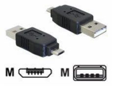 DeLock redukcia micro USB B samec na USB A samec