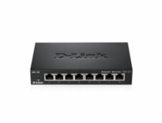 D-Link DGS-108/E "8 port 10/100/1000 Gigabit Metal Housing Desktop Switch
- Unmanaged Copper Gigabit Ethernet Desktop Sw