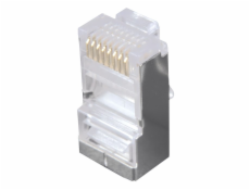 Solarix Modulárny konektor 8p8c RJ45 CAT5e neskladané, tienený, pre licna