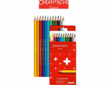 Caran D`arche Caran d ache SwissColor pastelky, lepenková krabička, 12 ks.