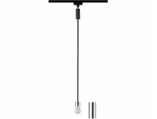 Hanging Lamp Paulmann Urail 2easy Basic OverShang max. 20W E27 Černá rohož/chrom 230V kov/plast