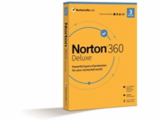 NORTON 360 DELUXE 25GB +VPN 1 uživatel pro 3 zařízení na 2 roky