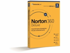 NORTON 360 DELUXE 50GB +VPN 1 uživatel pro 5 zařízení na 2  roky