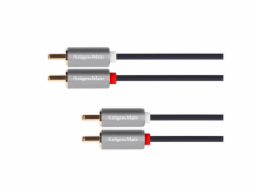 Kabel KRUGER & MATZ 2xCINCH konektor/2xCINCH konektor 10m KM1210 Basic