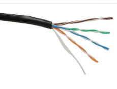 Solarix Instalační kabel venkovní UTP, Cat5E, drát, PE, box 100m SXKD-5E-UTP-PE