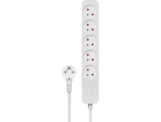 SAVIO 5 zásuviek, 5M, prepínač/prepínač LZ-10