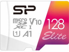 Silicon Power Elite MicroSDXC karta 128 GB Class 10 UHS-I/U1 A1 V10 (SP128GBSTXBV1V20SP)