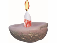 Svíčka plovoucí 3 ks ořech