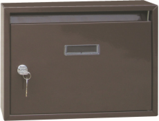 Schránka poštový panelák hnedá 340x240x60mm