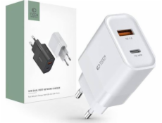 Tech-Protect Tech-Protect C30W 2-port síťová nabíječka PD30W/QC3.0 White Charger