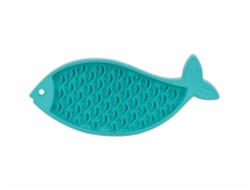 Trixie podnos pro lahůdky Lick n snack, pro kočku, rybí, benzín, silikon, 28 cm,