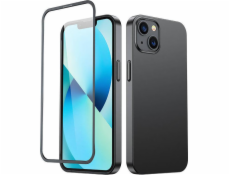 Joyroom Joyroom 360 Plné pouzdro pro iPhone 13 Zadní pouzdro a přední + černé temperované sklo (JR-BP927 Black)
