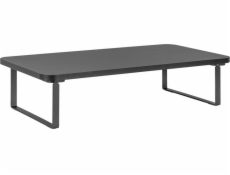 Powertonská základna pro monitor, snadné sestavení, místo pro klávesnici, černou, kov / MDF, 20 kg nakládací kapacita, Powerton, Ergo