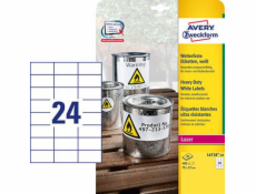 Avery Zweckform LABELS ZF L4718-20 HEAVY DUTY 70X37 MM, 20 LISTŮ