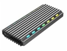 Gembird EE2280-U3C-03 USB 3.1 Enclosure for M.2 NVMe drives RGB aluminum
