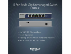 NETGEAR MS105 5-PORT MULTIGIG 2.5G UM SWITCH