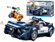 Gazelo Klocki Sluban Policejní auto s policistou 284 ks. 185808 GAZELO