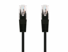 Kabel C-TECH patchcord Cat5e, UTP, černý, 0,5m