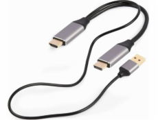 Gembird A-HDMIM-DPM-01 video kábel adaptér 2 m HDMI Type A (Standard) DisplayPort Black