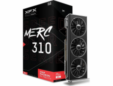 XFX AMD Video Card RX-7900XTX SPPEDSTER MERC310 Black 24GB GDDR6, 3x DP, HDMI, 3 fan, 3 slot