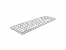 GENIUS Slimstar 126 USB, Klávesnica biela