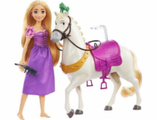 Mattel Disney Princezná Rapunzel & Maximus, figúrka na hranie