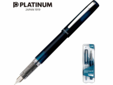 Platinum Platinum Prefounte Night Sea plnicí pero, F, v plastovém obalu, na blistru, modré