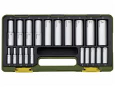 Proxxon Sada 6-ti bodových zásuvek 1/4 1/2 4-24mm 20 ks. (PR23292)