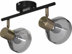 Activejet LISA double black and gold ceiling wall light strip E14 wall lamp for living room