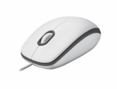 Logitech Corded Mouse M100 WHITE - EMEA