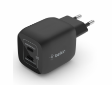 Belkin Duální 45W USB-C Power Delivery GaN PPS nástěnná nabíječka, černá