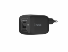 Belkin Duální 65W USB-C Power Delivery GaN PPS nástěnná nabíječka, černá