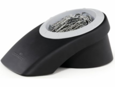 Odolný zásobník na papírové sponky, černý (7713-01)