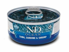 FARMINA N&D CAT OCEAN TUNA SARDINE&SHRI