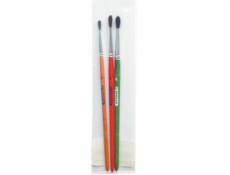 Štětec školní sada 3 ks typ 7102 vel. 2,4,6