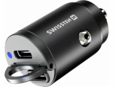 Swissten CL adaptér Power Delivery 2x USB-C 30W nano černý