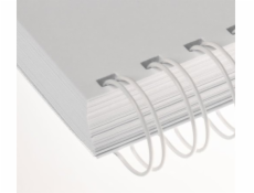 Vázací hřbet RENZ kovový (2/1 ) A4 průměr 6,9mm bílý 100ks