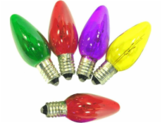 Lampy vánočního stromu rum-lux žárovka E10 5W 15V Různé barvy