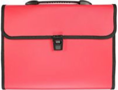 Titanum segregační složka PP Titanum A4 s rukojetí 13 Red Compartments (TR12RE) Titanum