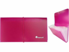 Složka Titanum Segregating Titanum PP DL s elastickým pásem 13 Compartments - Red Titanum Fair