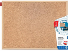 Memoboards Cork Plate Memobe Wooden Frame 90x60cm
