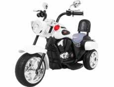 White Chopper Nightbike Motor