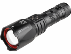 Sandberg Powerbanka Survivor Torch 5000mAh, svítilna a powerbanka 2v1, černá