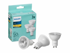 Philips LED Spotlight GU10 WW 3-Pack  50W 2700K