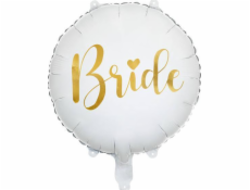 PartyDeco Fólie Balloon Bride 35 cm, bílá velikost